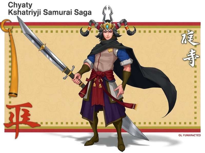 Kshatriya Samurai Saga Hero Character